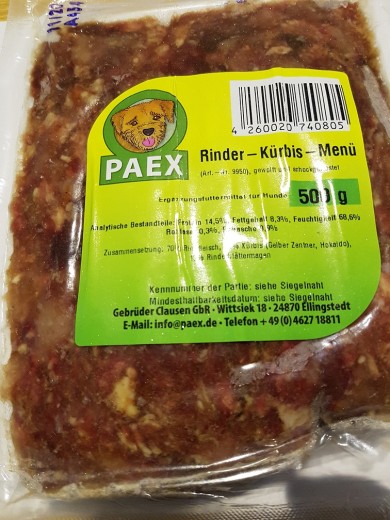 Rinder-Kürbis-Menü Rinder-Kürbis-Menü