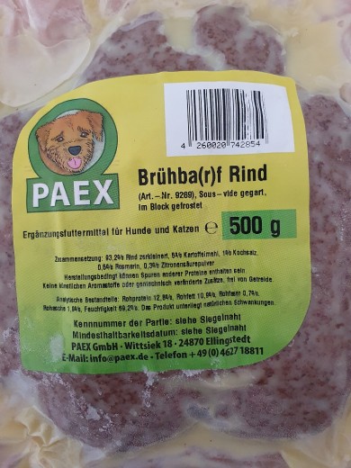 Brühbarf Rind 500g Brühbarf Rind 500g
