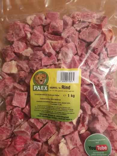 Rindfleischwürfel 1000g