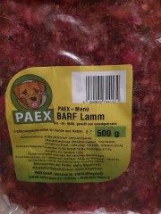 PAEX-Menü Barf Lamm 500g